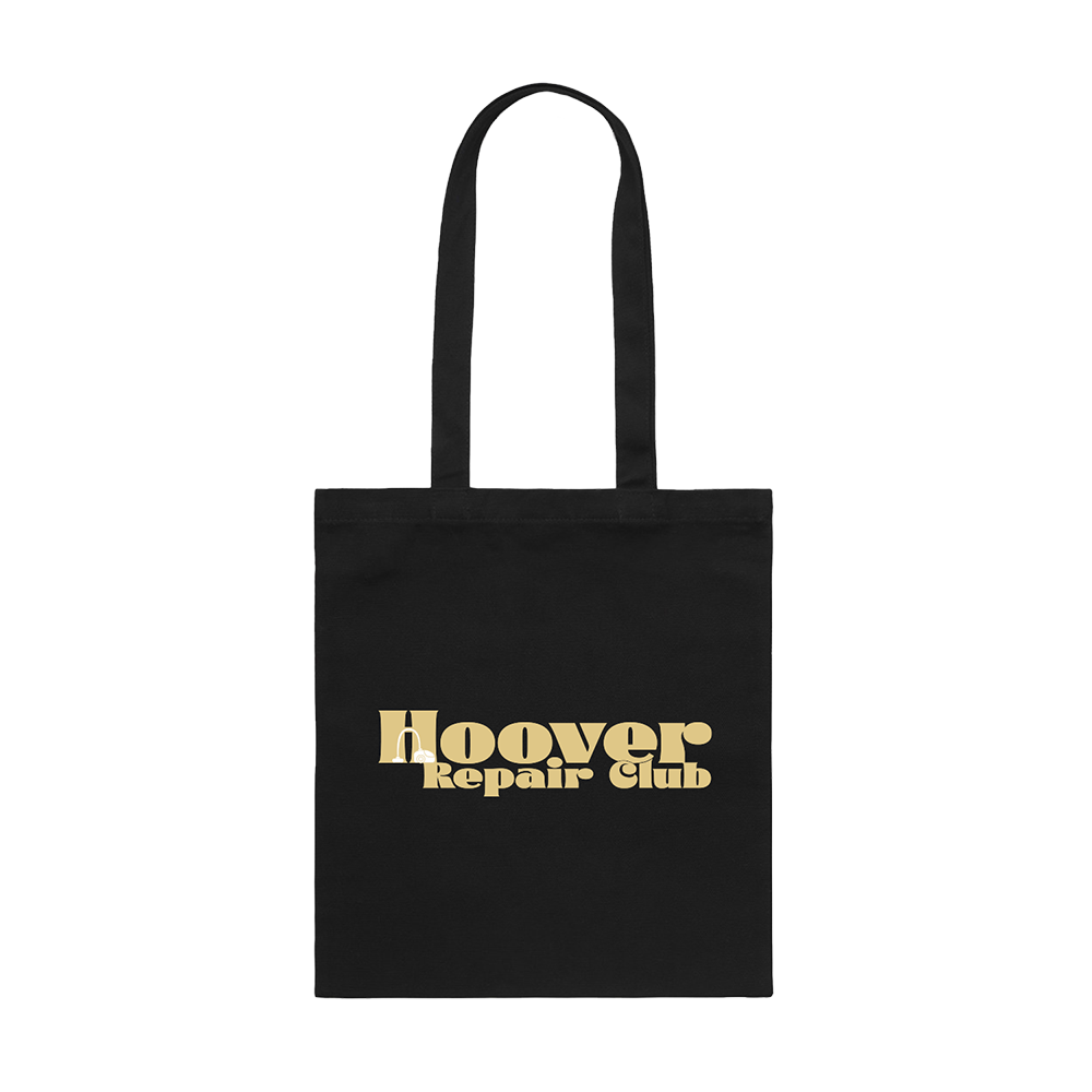 HOOVER REPAIR CLUB BLACK TOTE BAG